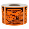 Picture of Orange Aircraft Handling Label Sticker Roll